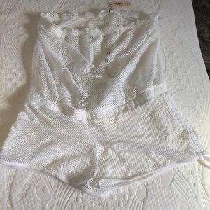 NWT mesh one peice cover up